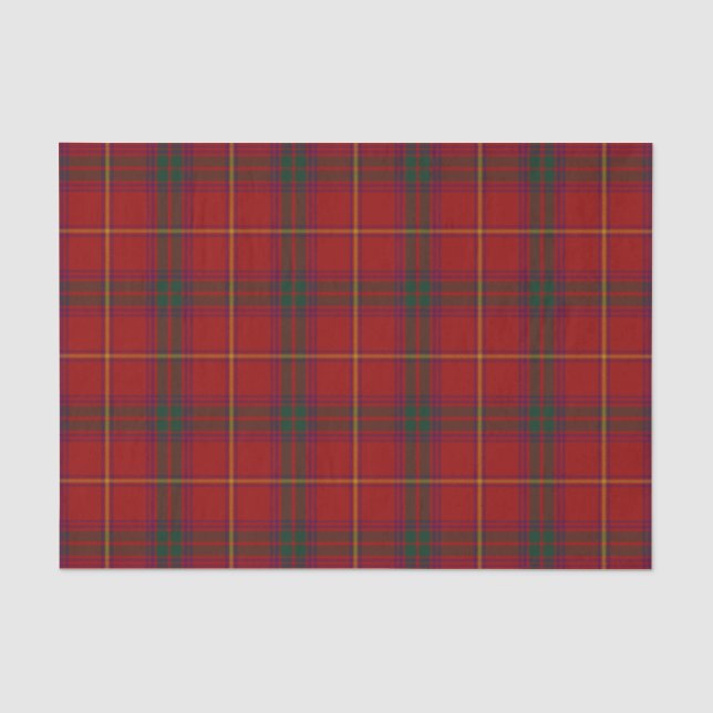 Papier Mousseline Tartan d'Irlandais de Galway du comté (Recto)