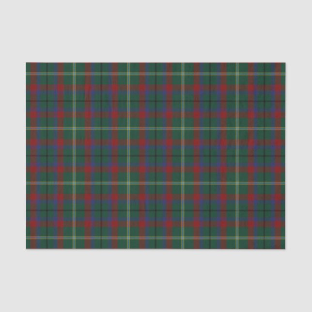 Papier Mousseline Tartan d'Irlandais de Mayo du comté (Recto)