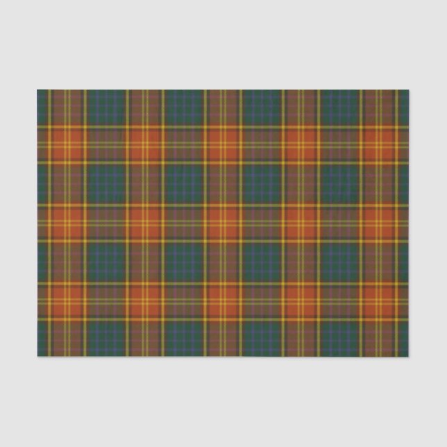 Papier Mousseline Tartan d'Irlandais de Roscommon du comté (Recto)