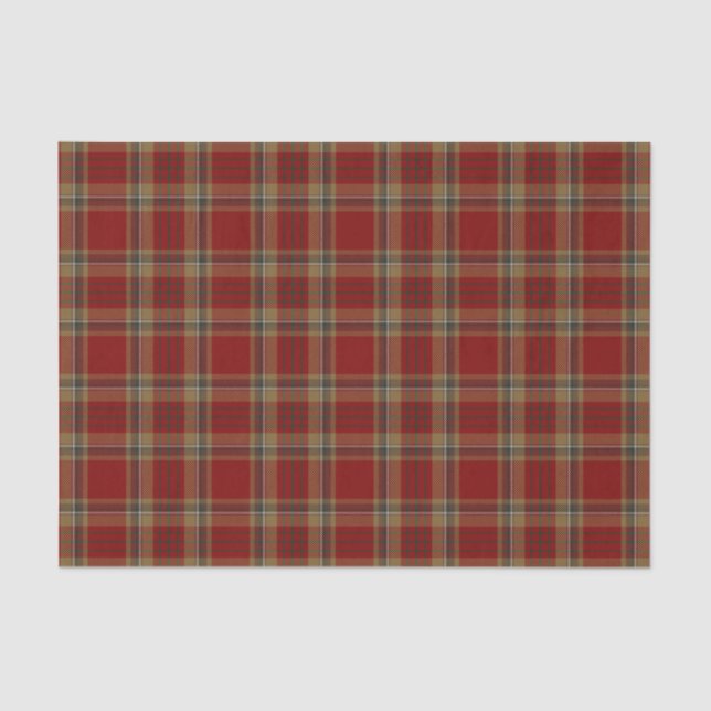 Papier Mousseline Tartan d'Irlandais de Tyrone du comté (Recto)