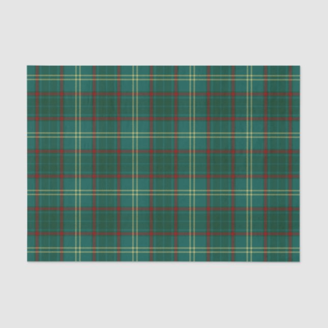 Papier Mousseline Tartan d'Irlandais du comté d'Armagh (Recto)
