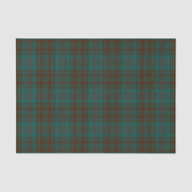 Papier Mousseline Tartan d'Irlandais du comté de Dublin (Recto)