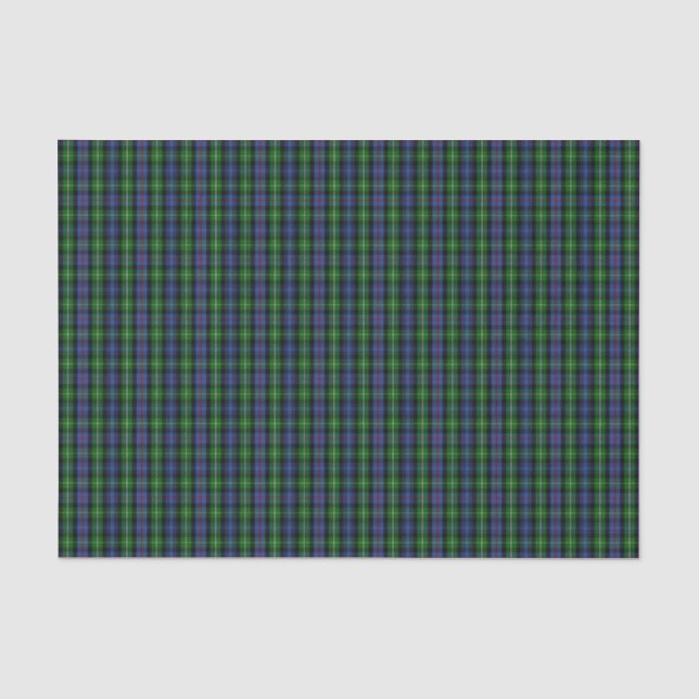 Papier Mousseline Tartan du Mackenzie de clan (Recto)