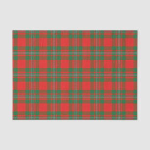 Papier Mousseline Tartan écossais de Gregor MacGregor de clan de