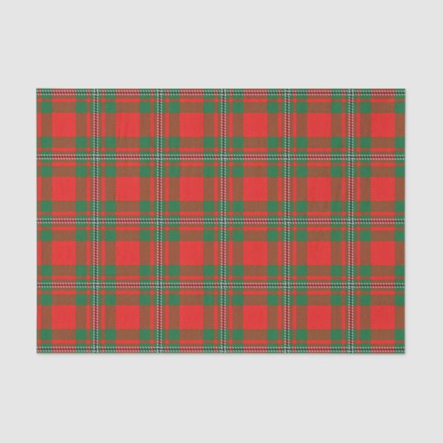 Papier Mousseline Tartan écossais de Gregor MacGregor de clan de (Recto)