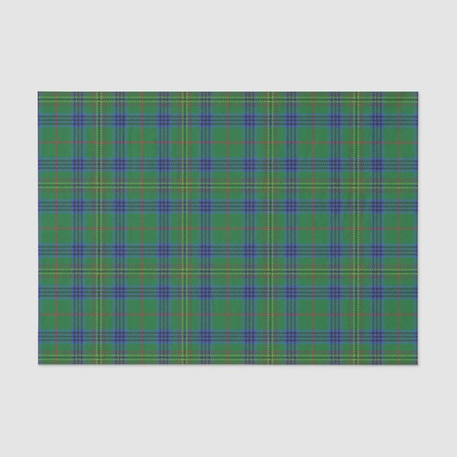 Papier Mousseline Tartan écossais de Kennedy de clan de cadeaux (Recto)
