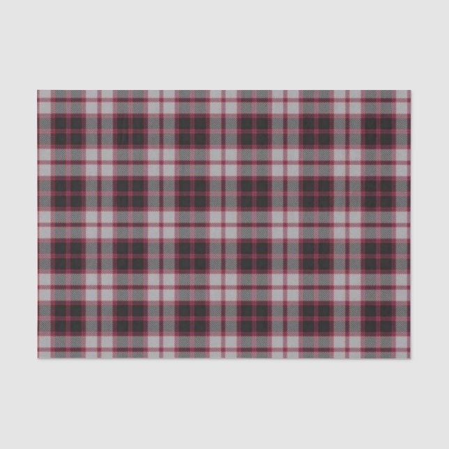Papier Mousseline Tartan écossais de MacPherson de clan de cadeaux (Recto)