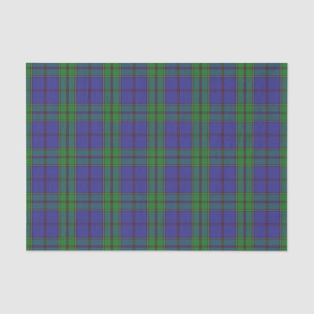 Papier Mousseline Tartan écossais de Strachan de clan de cadeaux (Recto)