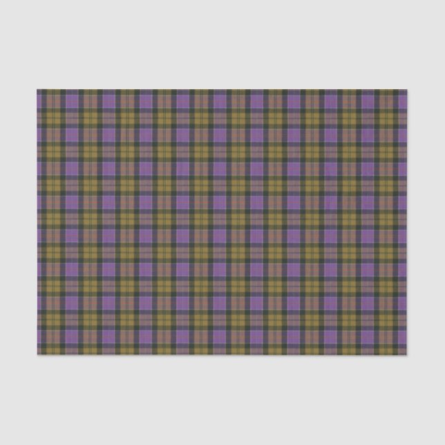 Papier Mousseline Tartan écossais traditionnel (Recto)