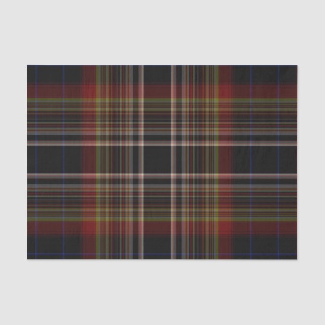 Papier Mousseline Tartan Plaid (Recto)