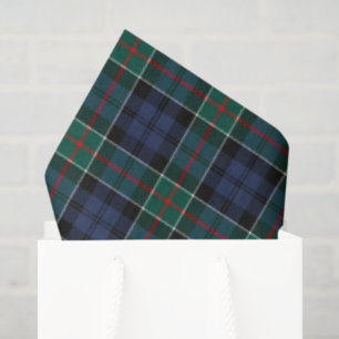 Papier Mousseline Tartan Plaid Ancien Clan Écossais Colquhoun