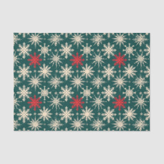 Papier Mousseline Tarte de Noël et arbres sans mer