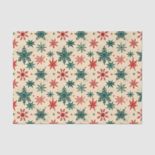 Papier Mousseline Tarte de Noël et arbres sans mer