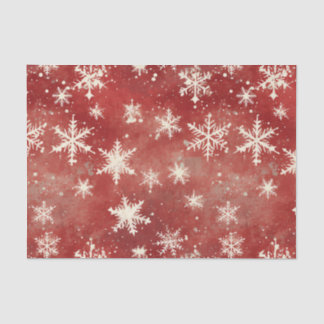 Papier Mousseline Tarte de Noël et arbres sans mer