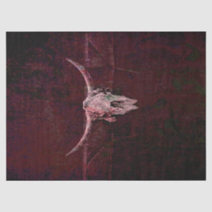 Papier Mousseline Taureau de l'Ouest Pays Brown rouge Vieux-Russes