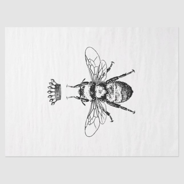 Papier Mousseline Tea Garden Bee Series Design 51 (Recto)