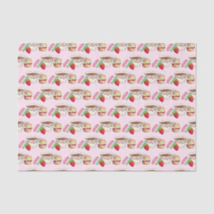 Papier Mousseline Tea Party Macarons Tea Party Scone