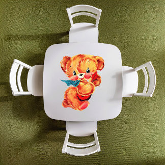 Papier Mousseline Teddy Bear avec le design de la découpage de l'enf