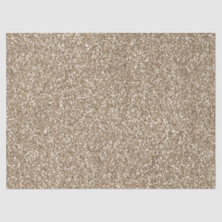 Papier Mousseline Teddy Bear Brown Gold Parties scintillant  