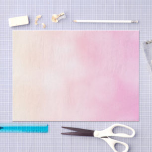 Papier Mousseline Teintes Douces de pêche Rose Ombre Dégradé aérien 
