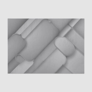 Papier Mousseline Teintes grises Art moderne