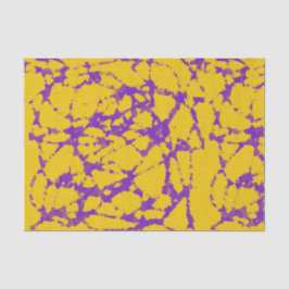 Papier Mousseline Teinture à tarte violet et or