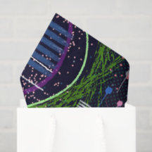 Tempête de neige cosmique : Art abstrait maximalis