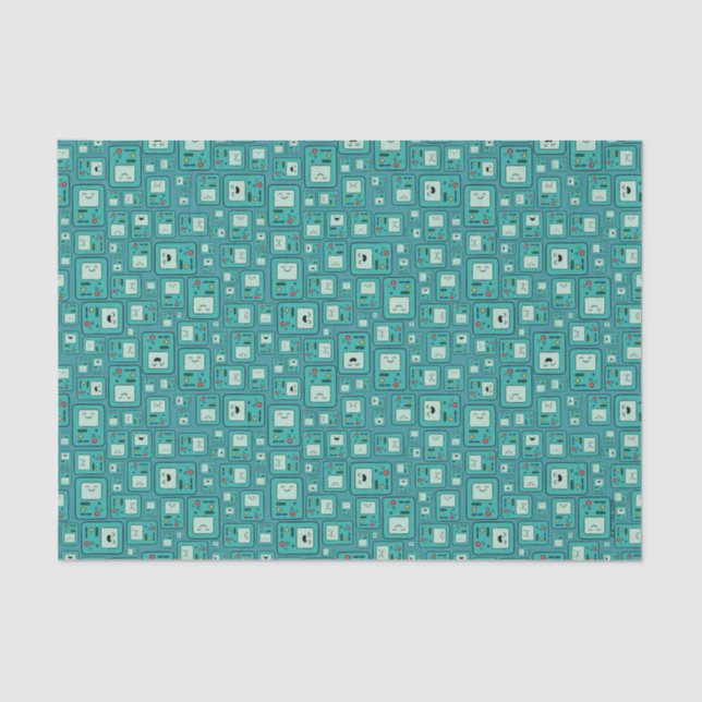 Papier Mousseline Temps d'aventure | Motif BMO (Recto)