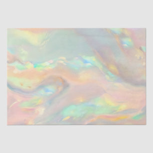Papier Mousseline Tendance couleur fausse opale holographique