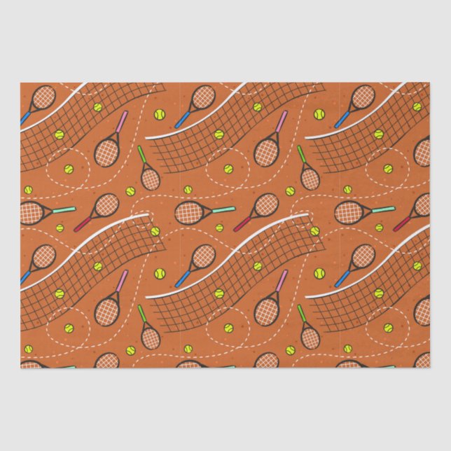 Papier Mousseline Tennis Game Fun (Recto)
