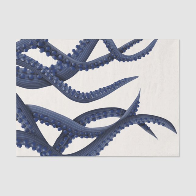 Papier Mousseline Tentacles géants de pieuvre (Recto)