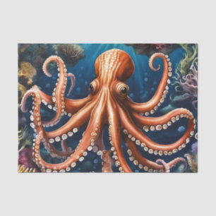 Papier Mousseline Tentacles Mer profonde
