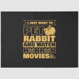 Papier Mousseline Tep Rabbit And Watch Halloween