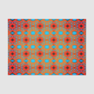 Papier Mousseline Tequila Sunrise Ombre Art Abstrait géométrique