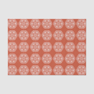 Papier Mousseline Terracotta Mandala