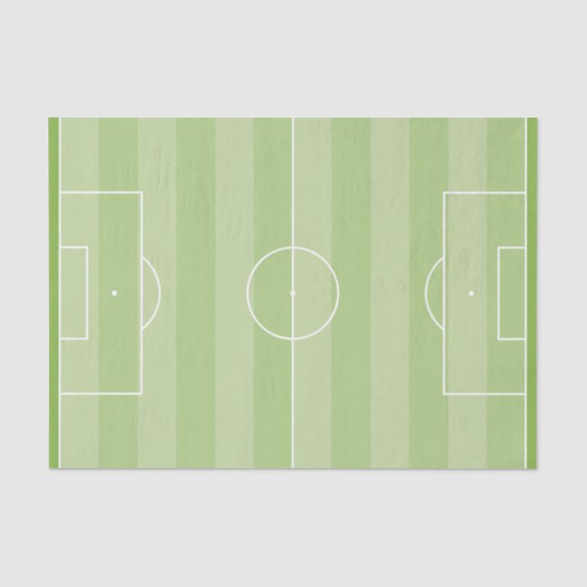 Papier Mousseline Terrain de football (Recto)