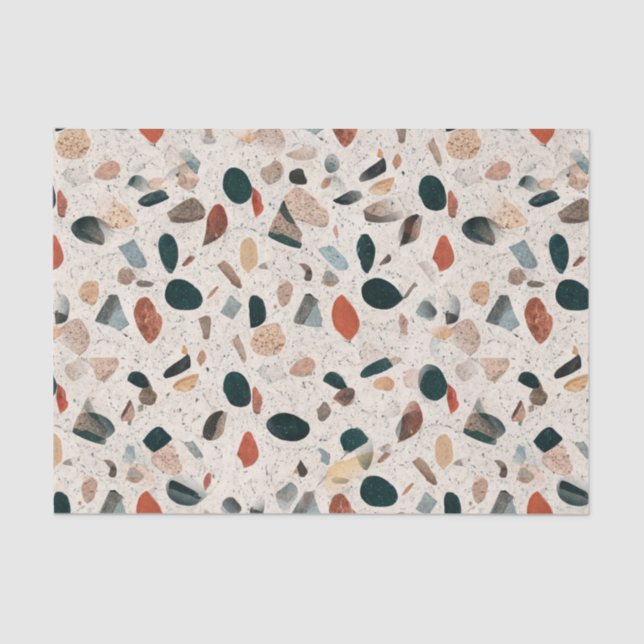 Papier Mousseline Terrazzo (Recto)