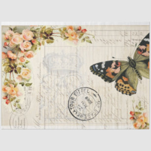 Papier Mousseline terreau de l'éphémère découpage