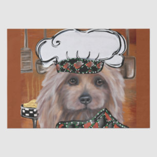 PAPIER MOUSSELINE  TERRIER AUSTRALIEN  