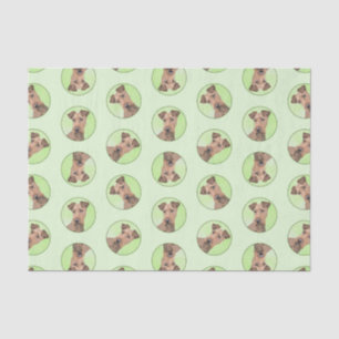 Papier Mousseline Terrier irlandais