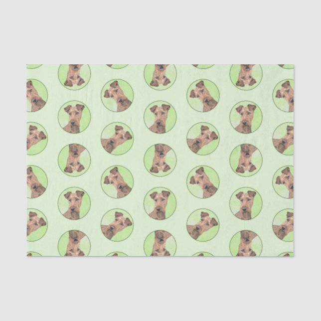 Papier Mousseline Terrier irlandais (Recto)