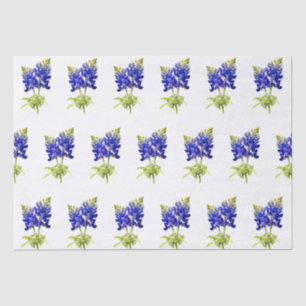 Papier Mousseline Texas Bluebonnets,