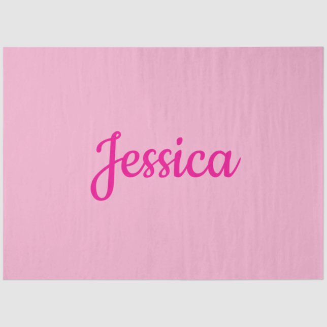 Papier Mousseline Texte personnalisable cool (Recto)