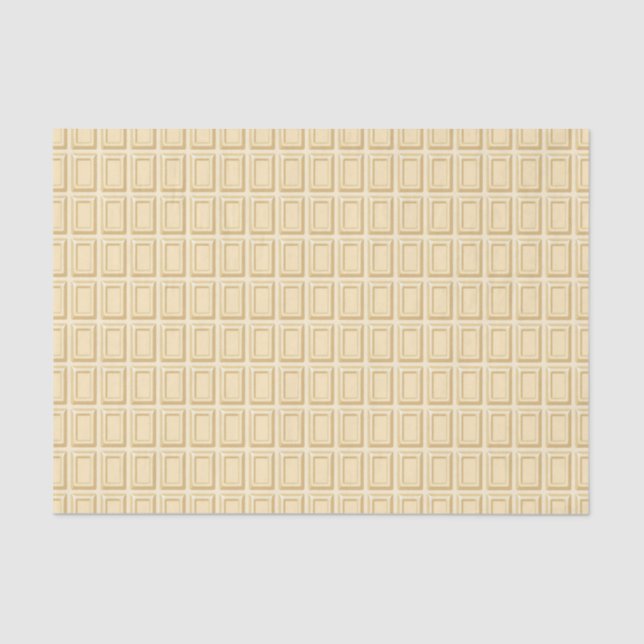 Papier Mousseline Texture blanche de barre de chocolat (Recto)