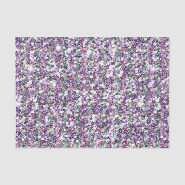 Papier Mousseline Texture de la Parties scintillant de couleurs mixt (Recto)