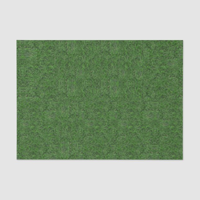 Papier Mousseline Texture d'herbe verte (Recto)