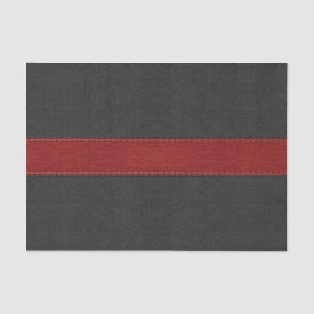 Papier Mousseline Texture en cuir noir et bordeaux Imprimer (Recto)