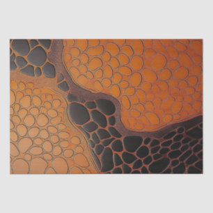 Papier Mousseline Texture marron et noir abstrait motif écaille de t