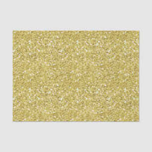 PAPIER MOUSSELINE TEXTURE OR BRILLANTE