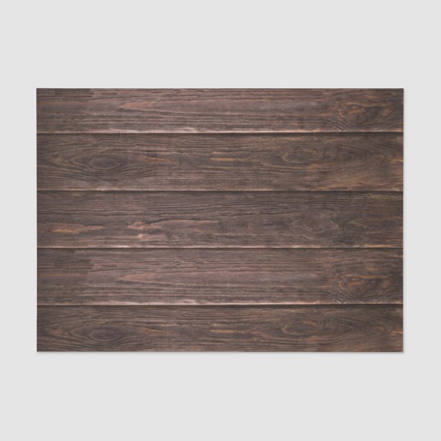 Papier Mousseline Texture rustique élégante du chalet en bois foncé (Recto)